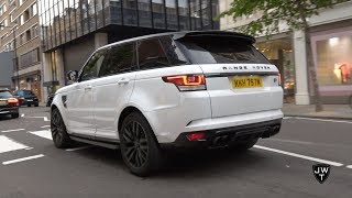 Range Rover Sport SVR INVASION in London REVS Accelerations amp More SOUNDS [upl. by Ailimaj]