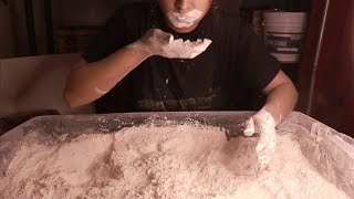 Cornstarch ASMR Powder Play and Handfuls [upl. by Seda]