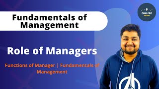 Fundamentals of Management  Functions of Manager [upl. by Eronaele]