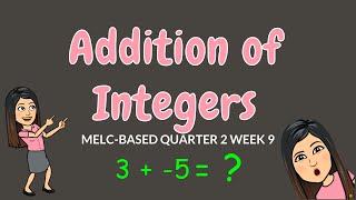 ADDITION OF INTEGERS  GRADE 6 [upl. by Tedmann]