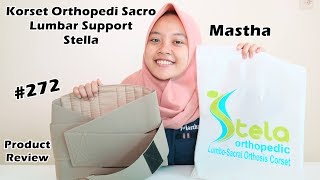 Review Korset Orthopedi Sacro Lumbar Support Stella [upl. by Kapoor]