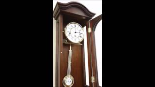 Hermle Brooke 70815 N90341 Chiming Wall Clock [upl. by Etteniuq]