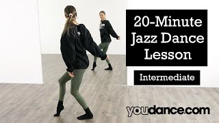 Jazz Dance Tutorial Intermediate  Levitating  YouDancecom [upl. by Rosenstein7]