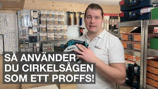 Vill du veta hur du använder en CIRKELSÅG som ett proffs [upl. by Elmore]