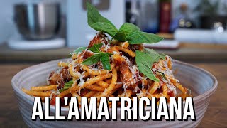 Pasta Amatriciana  How To Make Recipe [upl. by Nilyad]