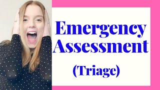 EMERGENCY ASSESSMENT TRIAGE USING THE ABCDE PRINCIPLE [upl. by Dihaz]