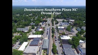 Downtown Southern Pines Drone Tour [upl. by Nya]