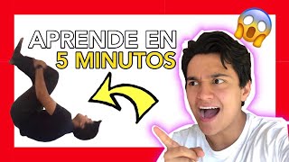 Como hacer un MORTAL ATRÁS en 5 MINUTOS muy FÁCIL [upl. by Dittman]