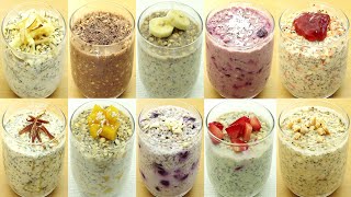 Overnight Oats in 10 ways [upl. by Avie719]