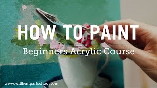 Beginners Acrylic Painting Course [upl. by Eimarej154]