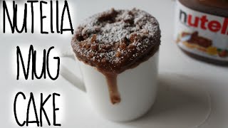 NUTELLA MUG CAKE RECIPE [upl. by Addison412]