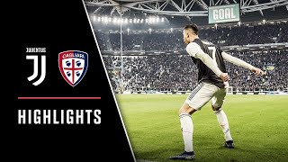 HIGHLIGHTS Juventus vs Cagliari  40  Ronaldo hattrick [upl. by Lah]