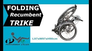 Folding Recumbent Trike  Trike F Assembly Essential Hacks [upl. by Eahsed]