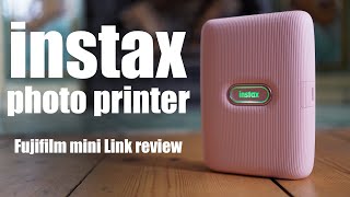 Fujifilm INSTAX mini Link review INSTANT portable photo printer [upl. by Melicent]