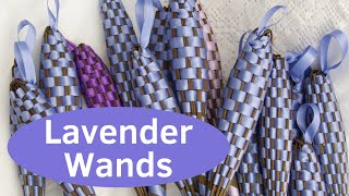 How to Weave a Lavender Wand  full stepbystep version [upl. by Ronalda]