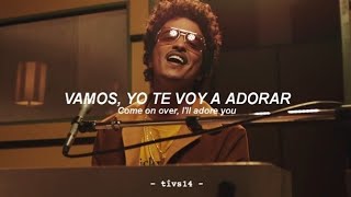 Bruno Mars Anderson Paak Silk Sonic  Leave the Door Open Official Video  Español  Lyrics [upl. by Llenrag]