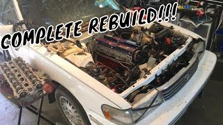 7MGE Full Engine RebuildOverhaul 1992 Toyota Cressida [upl. by Rudd818]