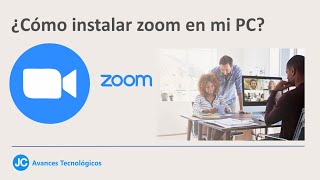 Cómo descargar ZOOM  Instalar ZOOM en mi PC  ZOOM para Windows 10 [upl. by Etteyafal]