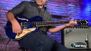 Duesenberg Starplayer TV  Blue Sparkle  N Stuff Music [upl. by Eessej]