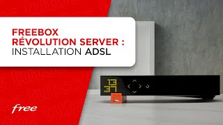 Freebox Revolution  installation du boîtier Server en ADSL [upl. by Roche564]