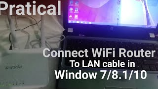 14 How to Setup EthernetWired Connection in Windows 10 100 working [upl. by Keelin719]