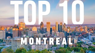 10 BEST Things To Do In Montreal  Montreal Travel Guide [upl. by Ynattirb]