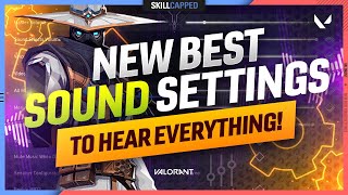 NEW BEST SOUND SETTINGS TO HEAR EVERYTHING  Valorant Settings Guide Audio HRTF amp More [upl. by Nediarb]