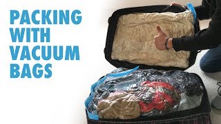 Vacuum Bags for Travel  Packing with Vacuum Bags [upl. by Dnumde]