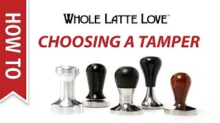 How to Choose an Espresso Tamper [upl. by Arateehc]