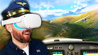 Microsoft Flight Simulator In VR Is STUNNING [upl. by Ethan]