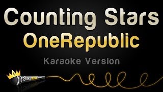 OneRepublic  Counting Stars Karaoke Version [upl. by Elbertina]