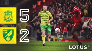 HIGHLIGHTS  Liverpool 52 Norwich City [upl. by Saree466]