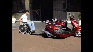 Road Chariot City Wheelchair Motorcycle for Disabled [upl. by Shoifet]