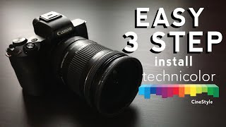 how to install cinestyle on canon m50 [upl. by Georges634]