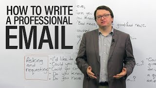 How to write professional emails in English [upl. by Ahsikel]