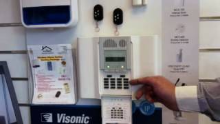 Setting a Visonic wireless alarm system [upl. by Aynos773]