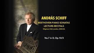 András Schiff  Sonata No7 in D Op103  Beethoven LectureRecitals [upl. by Aelam]