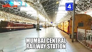 MUMBAI CENTRAL RAILWAY STATION  MMCT  MAJOR RAILWAY STATION OF WESTERN LINE [upl. by Ymmik]