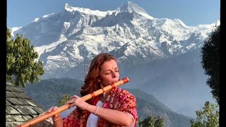 Phool Ko Thunga  Nepali Dhun  Bansuri Flute  Stephanie Bosch [upl. by Arihs]