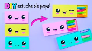 Manualidades con Papel  Cajitas de Papel DIY Estuche Lapicera  Tutorial Origami [upl. by Barbee263]