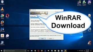 How to downLoad WinRAR and WinRAR download  Windows 10 Free amp Easy 2017 [upl. by Ignacio]