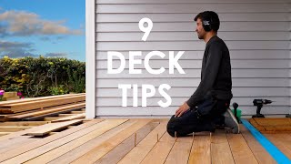 9 Tips for Building a Perfect Deck [upl. by Zosema]