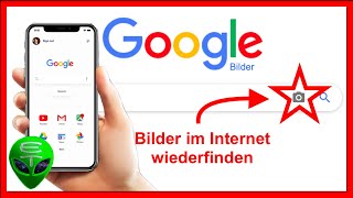 Google Bilder RückwartsSuche vom Handy No other Websites or Apps needed Germandeutsch  ET [upl. by Anilat]