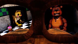 TOY CHICA IS CRAWLING AFTER ME  FNAF Creepy Nights at Freddys 2 [upl. by Enyala]