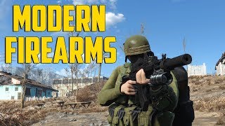 Fallout 4  Modern Firearms Mod [upl. by Jacinthe797]