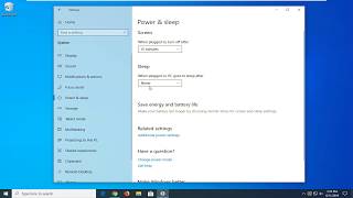 How to Change Screen Timeout Setting in Windows 10 Tutorial [upl. by Bonar]