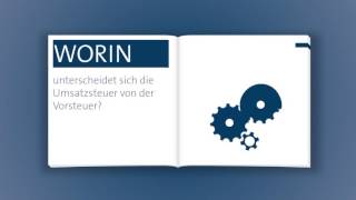 Die Umsatzsteuer USt und der Vorsteuerabzug einfach erklärt GRS Erklärvideo [upl. by Notnel]