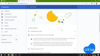 Activar y desactivar Cookies Google Chrome [upl. by Calvinna]