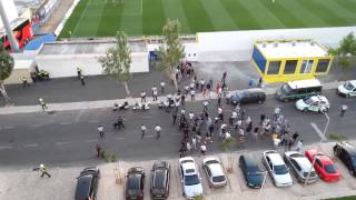 Confrontos entre claques Sporting  Benfica Taça de Honra [upl. by Nnaarual]