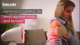 Infrared lamp Correct usage for colds and tension  Beurer IL 35 [upl. by Nipsirc]